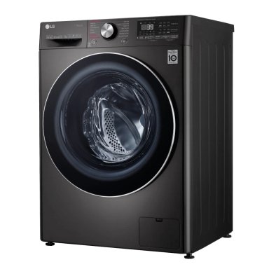 LAVASECA LG 12 KG/7KG CARGA FRONTAL WD12BVC2S6C AI DD INTELIGENCIA ARTIFICIAL NEGRO ACERO - 9