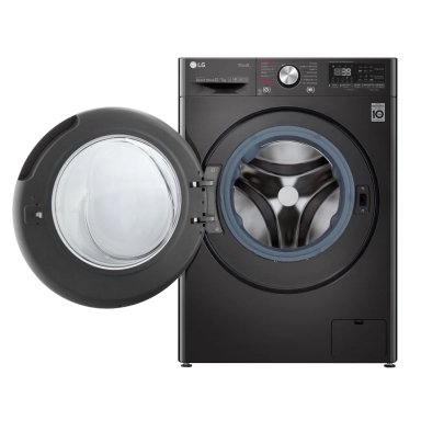 LAVASECA LG 12 KG/7KG CARGA FRONTAL WD12BVC2S6C AI DD INTELIGENCIA ARTIFICIAL NEGRO ACERO - 10