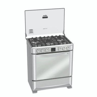 COCINA A GAS MABE 5 HORNILLAS CMP7670FX0 DE PISO - 3