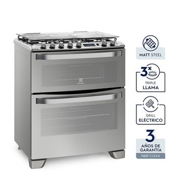 COCINA A GAS ELECTROLUX 5 QUEMADORES 76DXR