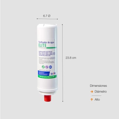 REPUESTO PARA PURIFICADOR SOLE ELITE 3121FILSOL004V2 - 3