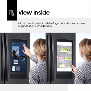 REFRIGERADORA SAMSUNG SIDE BY SIDE NO FROST BOTTOM FREEZER RS27T5561B1/PE 685 L FAMILY HUB NEGRO - 10