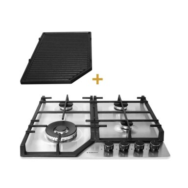 ENCIMERA A GAS SOLE 60CM SOLCO063 + PARRILLA SOLPAR001