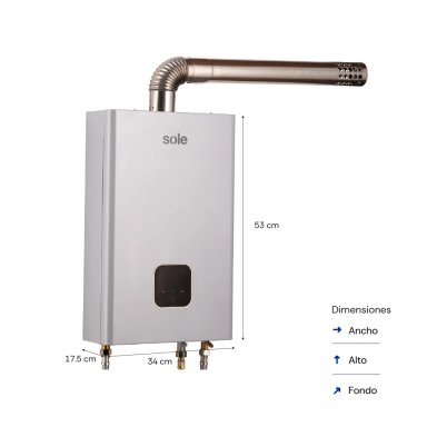 TERMA A GAS 14L SOLE 3121GAS14TFTCT PASO CONTINUO - 6