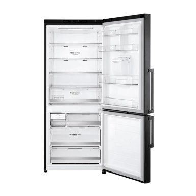 REFRIGERADORA LG 403L GB41WGT BOTTOM FREEZER DOOR COOLING+ NEGRO MATE - 4