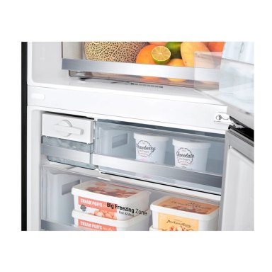 REFRIGERADORA LG 403L GB41WGT BOTTOM FREEZER DOOR COOLING+ NEGRO MATE - 6