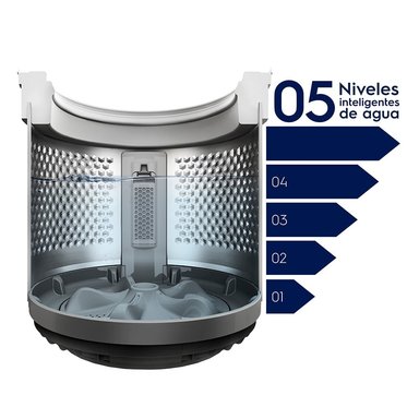 LAVADORA ELECTROLUX 13 KG CARGA SUPERIOR WATER FUZZY EWIW13F2USVG SILVER - 7