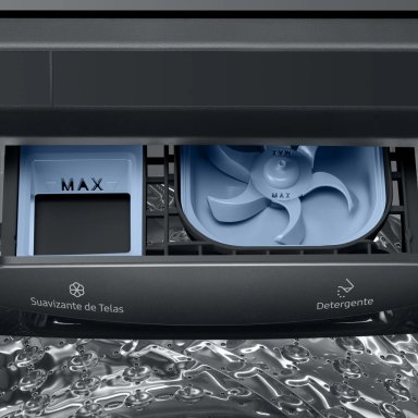LAVADORA SAMSUNG 24 KG CARGA SUPERIOR BUBBLE SMART WA24A8377GV/PE NEGRO - 4