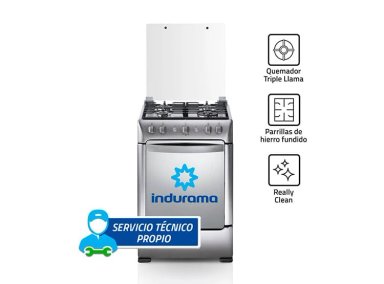 COCINA GLP INDURAMA 4 QUEMADORES GRANADA ZAFIRO