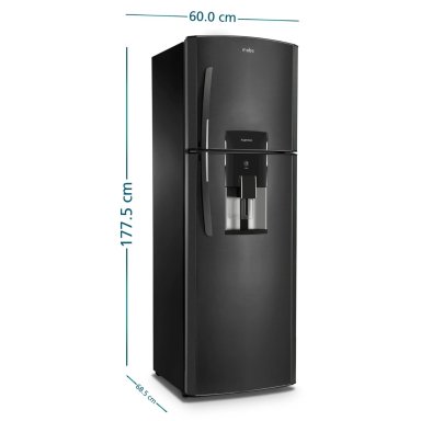 REFRIGERADORA MABE TOP FREEZER NO FROST RMA305FWPC 292 L BLACK STEEL - 3