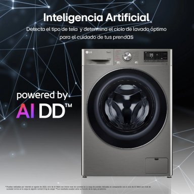 LAVASECA LG CARGA FRONTAL 11/7KG WD11PVC3S6 AI DD INTELIGENCIA ARTIFICIAL PLATEADO - 3