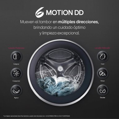 LAVASECA LG CARGA FRONTAL 11/7KG WD11PVC3S6 AI DD INTELIGENCIA ARTIFICIAL PLATEADO - 7