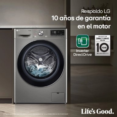 LAVASECA LG CARGA FRONTAL 11/7KG WD11PVC3S6 AI DD INTELIGENCIA ARTIFICIAL PLATEADO - 8