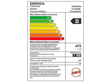CONGELADORA INDURAMA DEFROST 420LT CI-420BL BLANCO - 8
