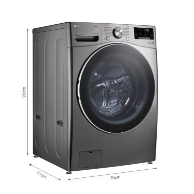 LAVASECA LG CARGA FRONTAL 22/13 KG WD22VV2S6R AI DD INTELIGENCIA ARTIFICIAL PLATEADO - 2