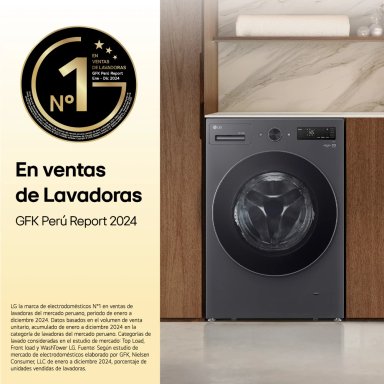 LAVASECA LG CARGA FRONTAL 14 KG 8 KG AI DD INTELIGENCIA ARTIFICIAL WD14PVC4S6C PLATEADO - 6