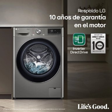 LAVASECA LG CARGA FRONTAL 14 KG 8 KG AI DD INTELIGENCIA ARTIFICIAL WD14PVC4S6C PLATEADO - 8