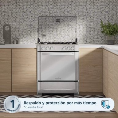 COCINA A GAS 76CM INOX MABE CMP7640FX0 - 4