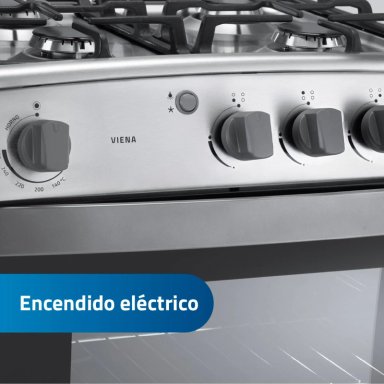 COCINA GLP INDURAMA 4 QUEMADORES CROMA VIENA Q - 4