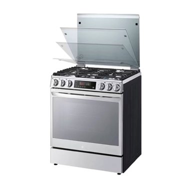 COCINA A GAS GLP/GN LG 5 HORNILLAS LRGL5847S INSTAVIEW LRGL847S ACERO INOXIDABLE - 4