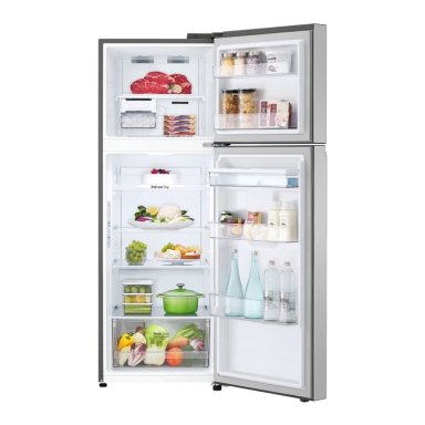 REFRIGERADORA LG TOP FREEZER NO FROST GT33WPP 334 L DOOR COOLING PLATEADA - 3