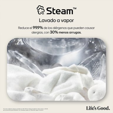 LAVADORA LG CARGA SUPERIOR 25 KG WT25PBVS6 AI DD INTELIGENCIA ARTIFICIAL NEGRO - 7