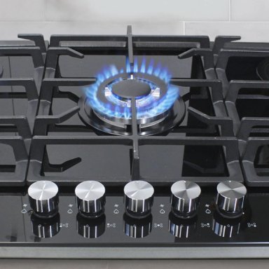 ENCIMERA EMPOTRABLE A GAS GLP/GN SOLE 4 HORNILLAS 3120SOLCO058V2 DE VIDRIO TEMPLADO - 5