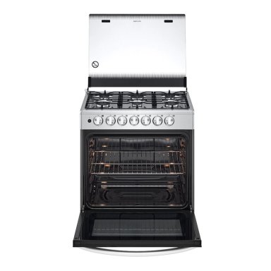 COCINA A GAS LG LRGZ5253S GRAN CAPACIDAD 6 HORNILLAS ACERO INOXIDABLE - 4