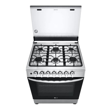 COCINA A GAS LG LRGZ5253S GRAN CAPACIDAD 6 HORNILLAS ACERO INOXIDABLE - 10