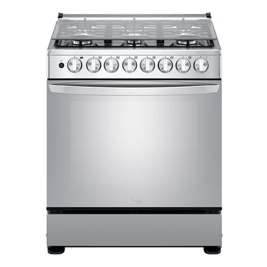 COCINA  A GAS LG LRGZ5255 GRAN CAPACIDAD 6 HORNILLAS ACERO INOXIDABLE - 3