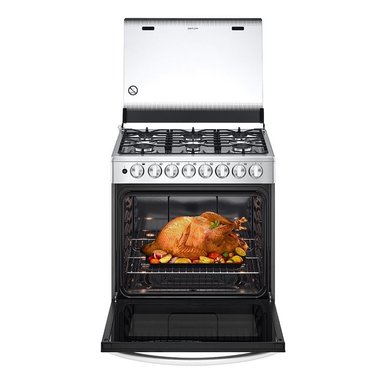 COCINA  A GAS LG LRGZ5255 GRAN CAPACIDAD 6 HORNILLAS ACERO INOXIDABLE - 5