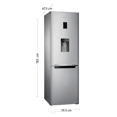 REFRIGERADORA SAMSUNG BOTTOM FREEZER NO FROST RB33J3830SA/PE ALL AROUND COOLING 321 L PLATEADO - 3