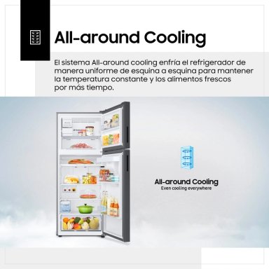 REFRIGERADORA SAMSUNG TOP FREEZER NO FROST RT42DG6770B1PE 394 L - 7