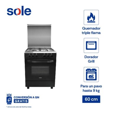 COCINA DE PIE GLP SOLE 4 QUEMADORES COSOL039