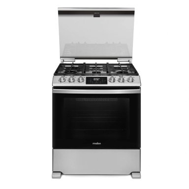 COCINA A GAS MABE 6 HORNILLAS EMH7614DATMSS0 DE PIE - 2