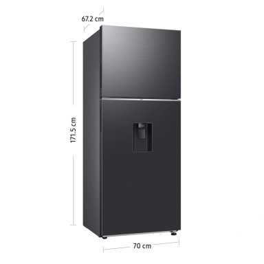 REFRIGERADORA SAMSUNG TOP FREEZER NO FROST RT38DG6730B1PE 384 L - 2