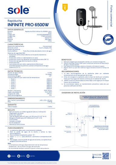 RAPIDUCHA SOLE INFINITE PRO 6500W - 4