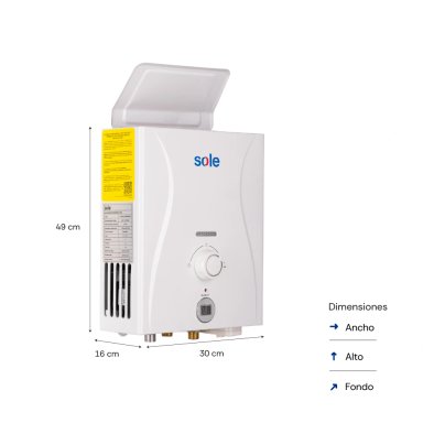 CALENTADOR DE PARED SOLE CONTROL TOTAL - 6