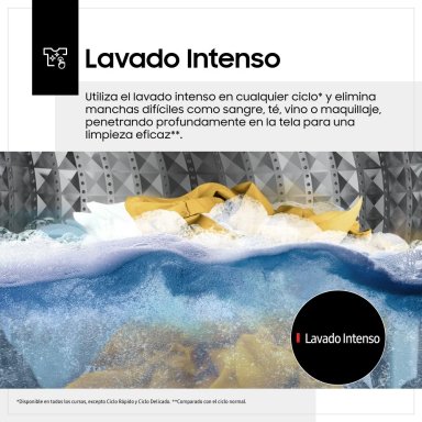 LAVADORA SAMSUNG 13 KG SUPERIOR CARGA ECOBUBBLE WA13CG5441BVPE NEGRO - 8
