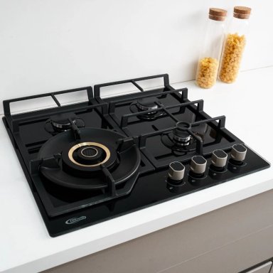 COCINA EMPOTRABLE A GAS KLIMATIC 4 QUEMADORES VULCANO 4 - 10