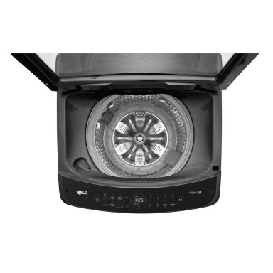 LAVADORA LG CARGA SUPERIOR 19 KG WT19BV6T AI DD INTELIGENCIA ARTIFICIAL NEGRO CLARO - 12