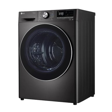SECADORA LG CARGA FRONTAL 10 KG DF10BVC2S6 DUAL INVERTER HEAT PUMP NEGRO ACERO - 8
