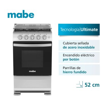 COCINA A GAS 52CM GRAFITO MABE EMP5120GP2