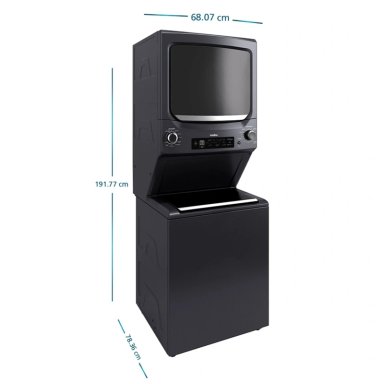 CENTRO DE LAVADO MABE A GAS 20 KG SECADO 24 KG LAVADO MCLP2440PPDG0 DIAMOND GRAY - 2