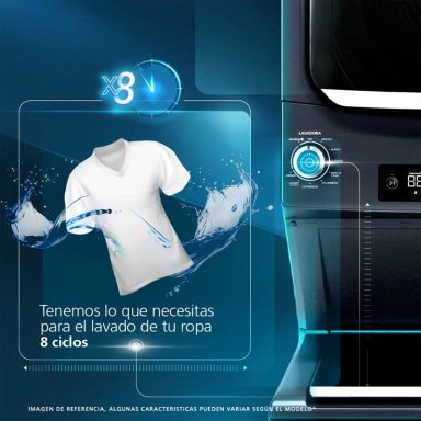 CENTRO DE LAVADO MABE A GAS 20 KG SECADO 24 KG LAVADO MCLP2440PPDG0 DIAMOND GRAY - 8