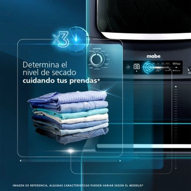 CENTRO DE LAVADO MABE A GAS 20 KG SECADO 24 KG LAVADO MCLP2440PPDG0 DIAMOND GRAY - 9