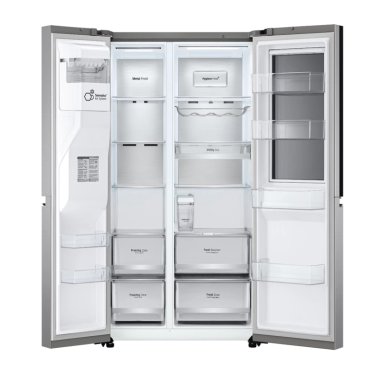 REFRIGERADORA LG SIDE BY SIDE NO FROST GS66SXN 617 L INSTAVIEW PLATEADO - 5