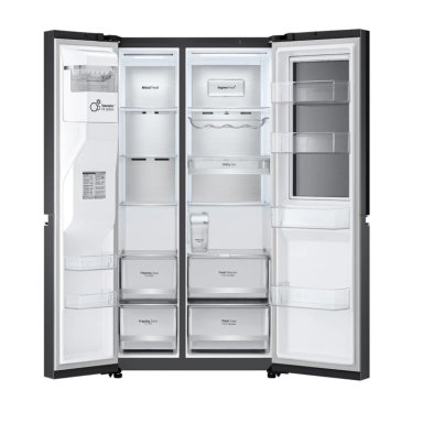 REFRIGERADORA LG SIDE BY SIDE NO FROST GS66SXT 617 L INSTAVIEW NEGRO ACERO - 6