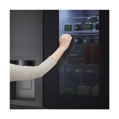 REFRIGERADORA LG SIDE BY SIDE NO FROST GS66SXT 617 L INSTAVIEW NEGRO ACERO - 7