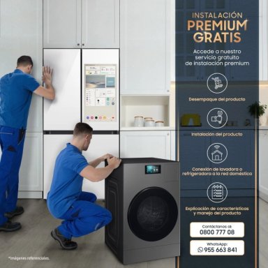 LAVASECA SAMSUNG 26KG / 15KG BOMBA DE CALOR CARGA FRONTAL BESPOKE AI WD26DB8995BZPE - 15